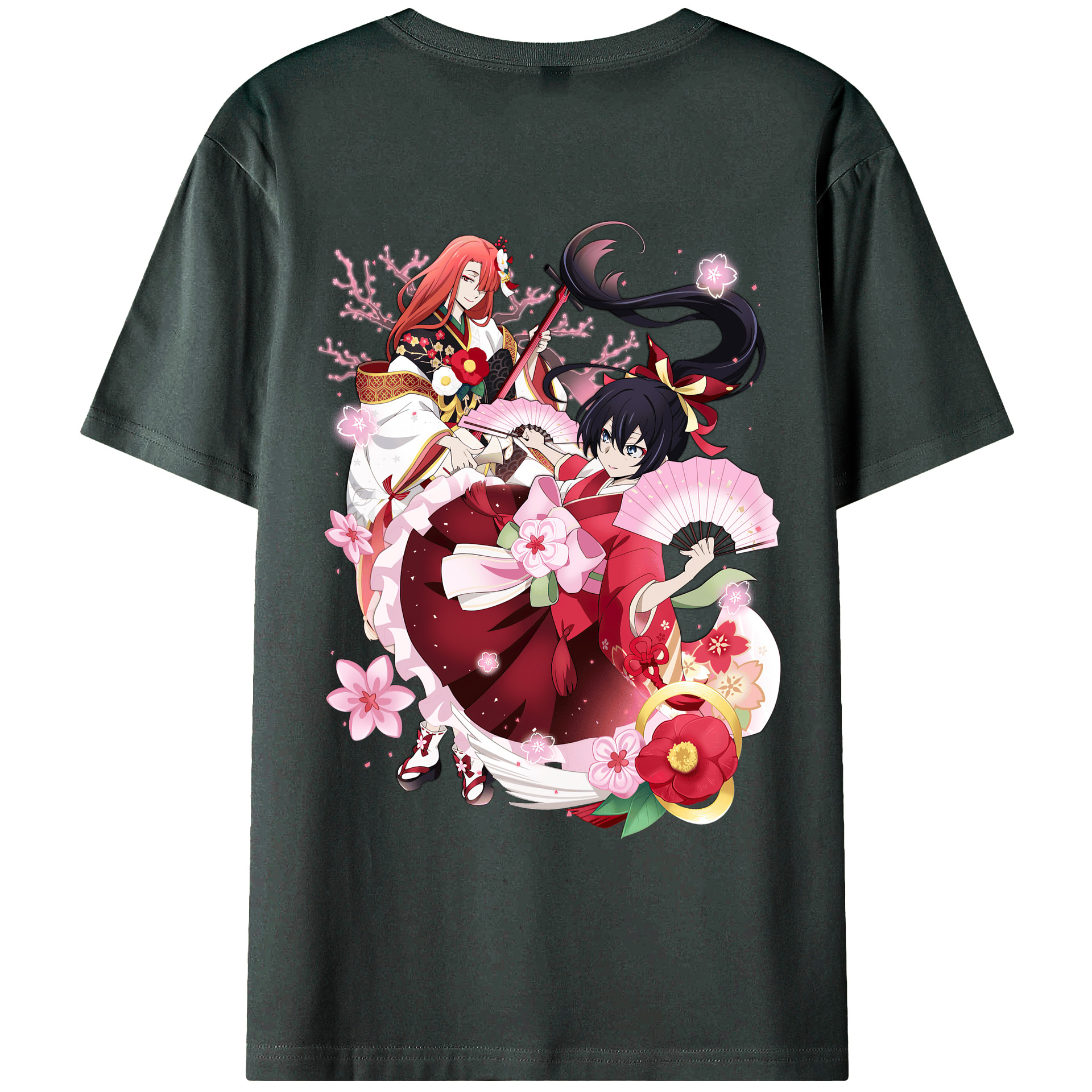 文豪ストレイドッグス Bungo Stray Dogs 綿100％ メンズ半袖Tシャツ（バックプリント） 通気性